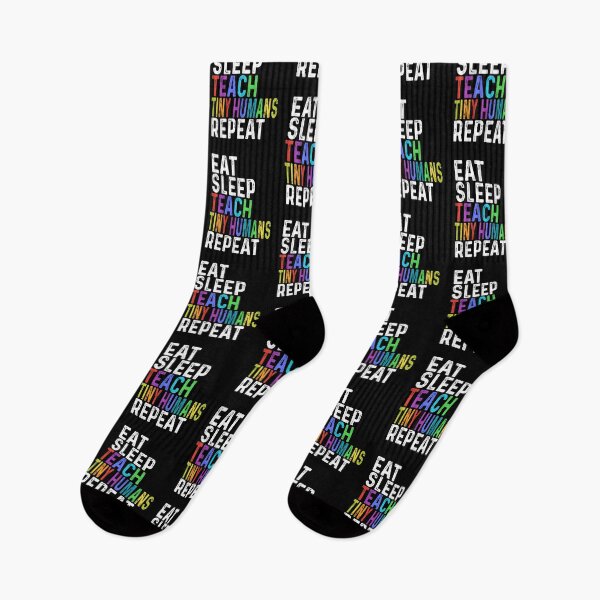Item preview, Eat Sleep Teach Tiny Humans Repeat LGBT Pride LGBs Women I Support LGBT Tee designed and sold by erediadeb.