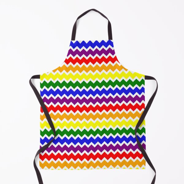 Item preview, LGBTQ rainbow zigzag striped pattern designed and sold by ImagineKaye.