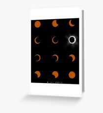Total Solar Eclipse August 21 2017 Greeting Card