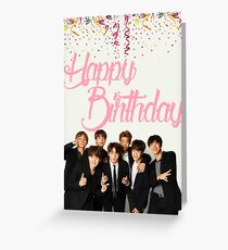 BTS Birthday Card Greeting Card