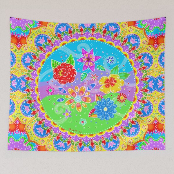 Item preview, Flores en el Viento ★ designed and sold by Genie Wilson.