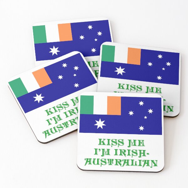 Item preview, Kiss Me I'm Irish Australian designed and sold by CorinthiansShop.