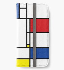 Mondrian Minimalist De Stijl Modern Art iPhone Wallet/Case/Skin