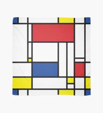 Mondrian Minimalist De Stijl Modern Art Scarf