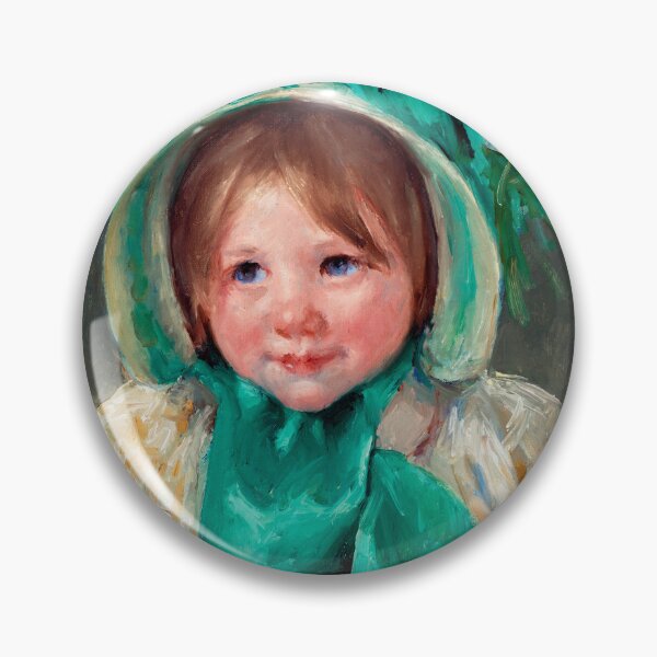 Item preview, Sara in a Green Bonnet by Mary Cassatt designed and sold by InHerits.