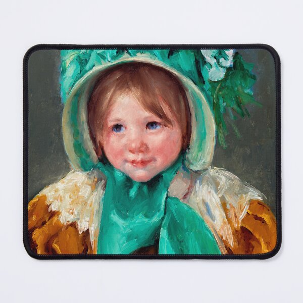 Item preview, Sara in a Green Bonnet by Mary Cassatt designed and sold by InHerits.