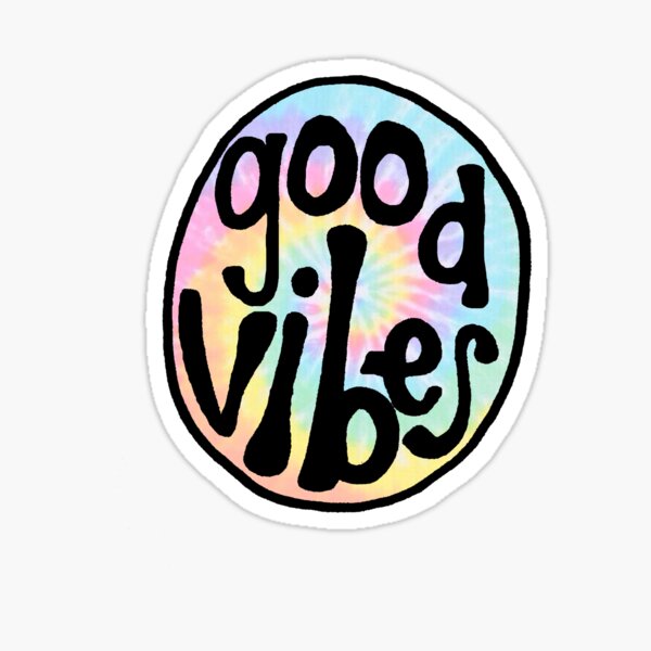 Item preview, "Good Vibes" TieDye Circle designed and sold by alexavec.