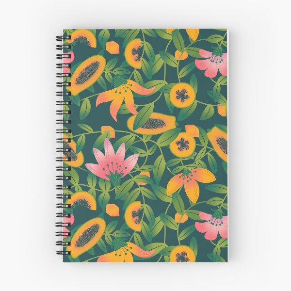 Item preview, Papaya flower garden dark green designed and sold by vianahline.
