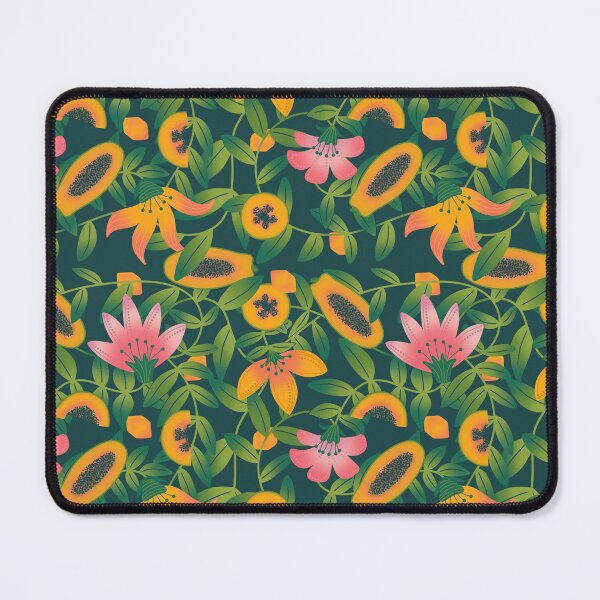 Item preview, Papaya flower garden dark green designed and sold by vianahline.