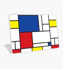 Mondrian Minimalist De Stijl Modern Art II Laptop Skin