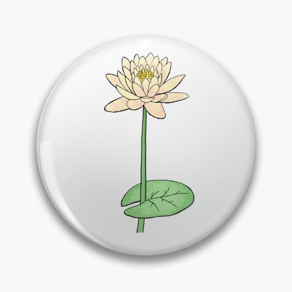 Item preview, Yellow Lotus Flower - July Birth Month Flower Monet Water Lily  designed and sold by Digi Artworks Store.
