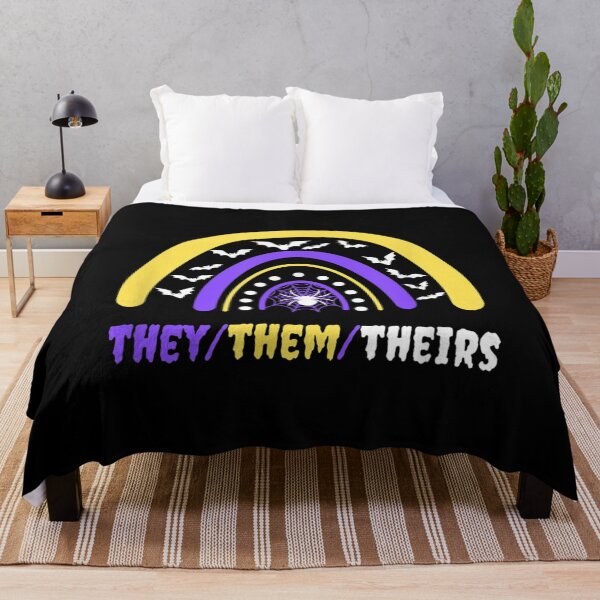 Item preview, They Them Theirs Nonbinary Pronouns LGBTQ Halloween LGBT designed and sold by Axelhellquis.