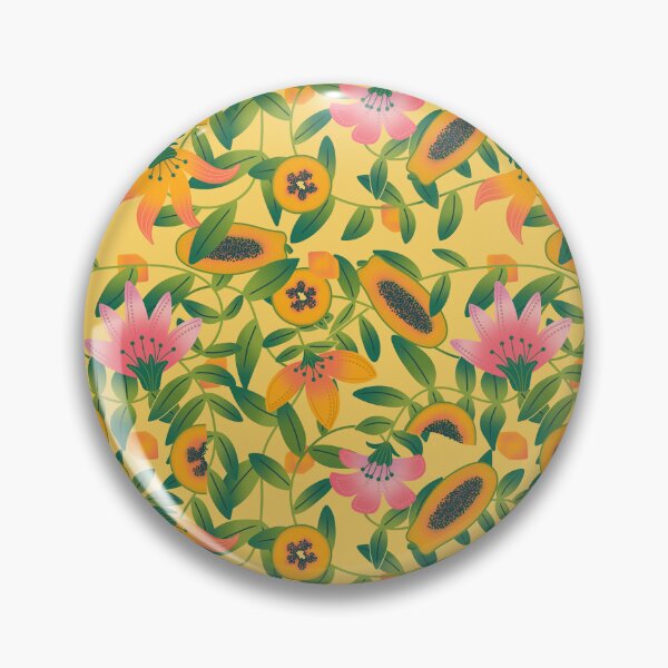 Item preview, Papaya flower garden yellow designed and sold by vianahline.