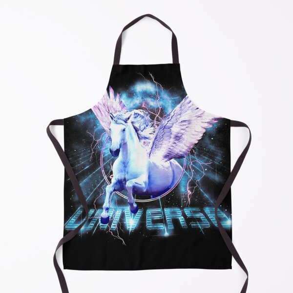 Item preview, Beautiful Unicorn Flying Horse Galaxy Space designed and sold by HALBREEDEN.