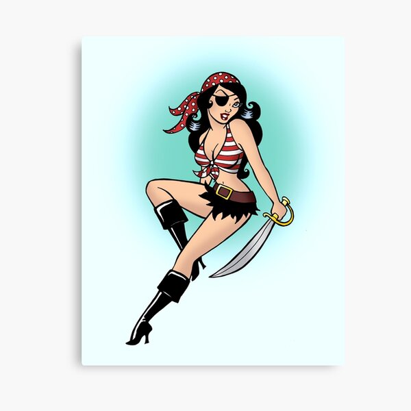 traditional pirate pin up