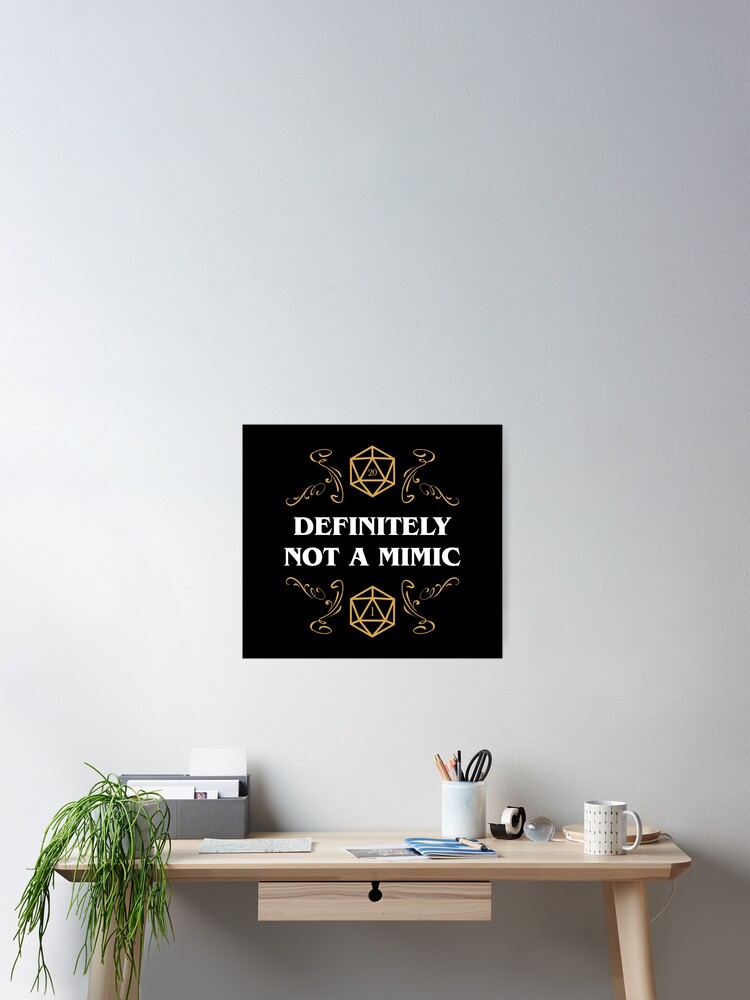 Definitely Not A Mimic Funny Rpg T-Shirt Definitely Not A Mimic Funny Rpg T-Shirt