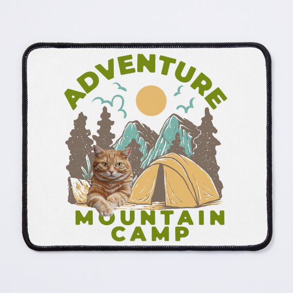 Item preview, Vintage adventure mountain camp with Cats designed and sold by taogiauco.