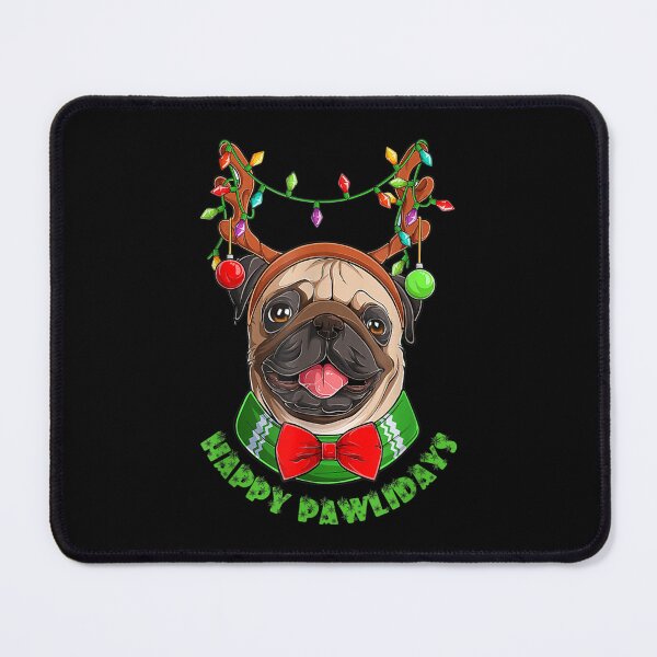 Item preview, Pug Happy Pawlidays - Pug Lovers Christmas designed and sold by Axelhellquis.