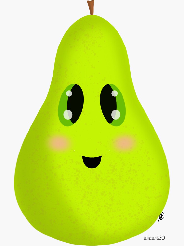 Happy Pear Sticker For Sale By Alisart29 Redbubble 