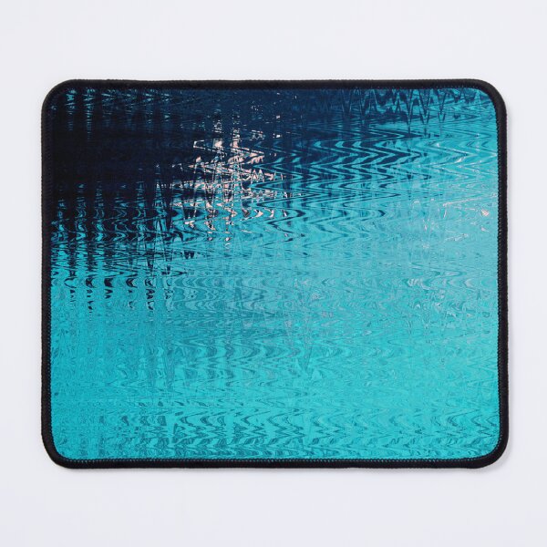 Item preview, Coastal Abstract Ocean Ripples Seagull Rocks in Turquoise Cyan Shades Water Aesthetic Reflection 3 of 4 designed and sold by Beachy.