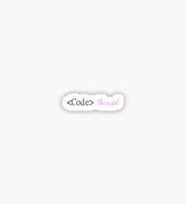 Code Like a Girl Sticker