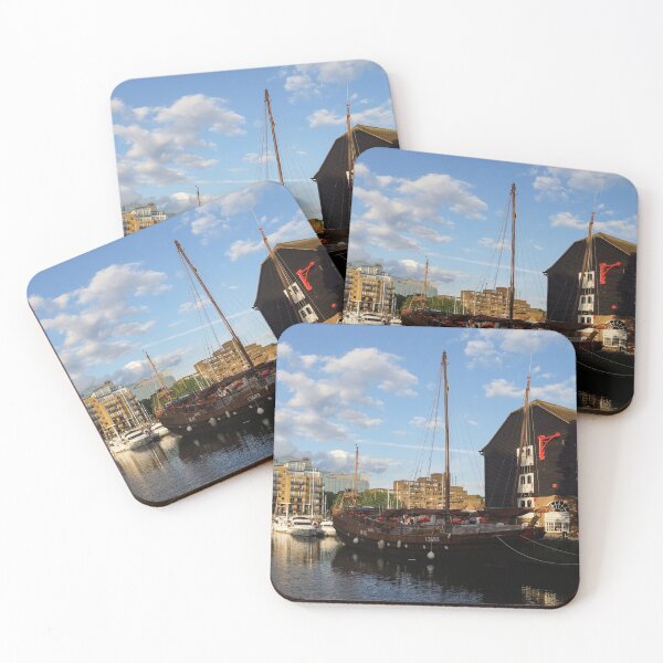 Item preview, Huantian - Chinese Junk Sailing Vessel at St Katharine Docks in London UK designed and sold by Georgia Mizuleva.