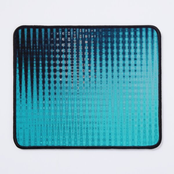 Item preview, Coastal Abstract Ocean Ripples Seagull Rocks in Turquoise Cyan Shades Water Aesthetic Reflection 4 of 4 designed and sold by Beachy.