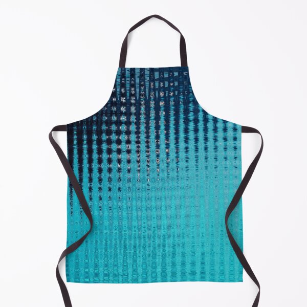 Item preview, Coastal Abstract Ocean Ripples Seagull Rocks in Turquoise Cyan Shades Water Aesthetic Reflection 4 of 4 designed and sold by Beachy.