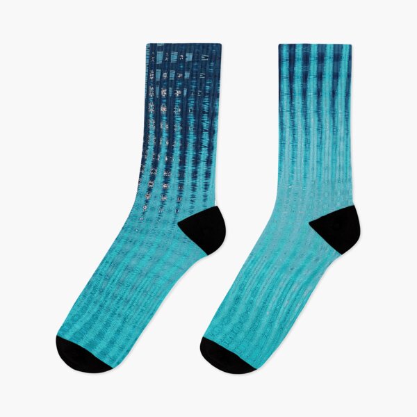 Item preview, Coastal Abstract Ocean Ripples Seagull Rocks in Turquoise Cyan Shades Water Aesthetic Reflection 4 of 4 designed and sold by Beachy.