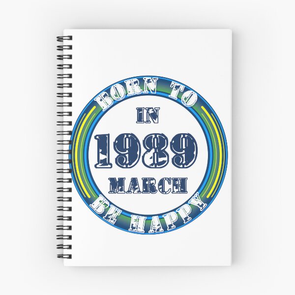 Item preview, Born to be happy (March 1989) designed and sold by GregDesign.