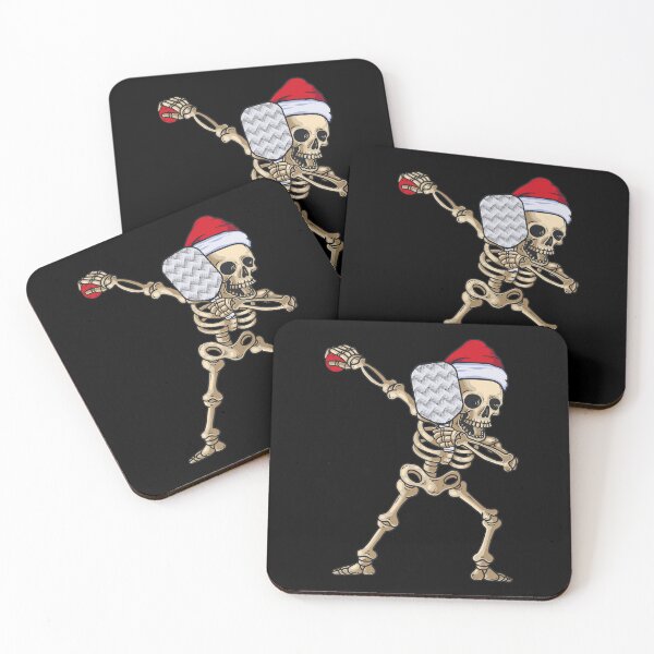 Item preview, Halloween Pickleball Costume Skeleton Christmas Pickleballer Santa Hat designed and sold by grinta2021.
