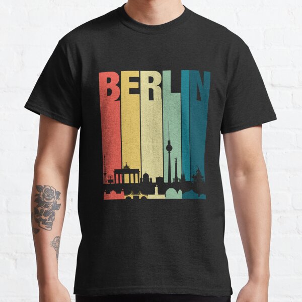 Berlin Bear Shirt Vintage Berlin T-Shirt" Classic by LuckyU-Design | Redbubble