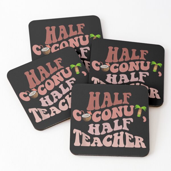 Item preview, Half Coconut Half Teacher | Funny Tropical Vacation designed and sold by Axelhellquis.