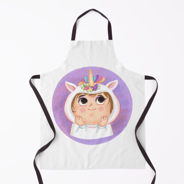 Item preview, Cute girl in a unicorn Halloween costume designed and sold by Alinart16.
