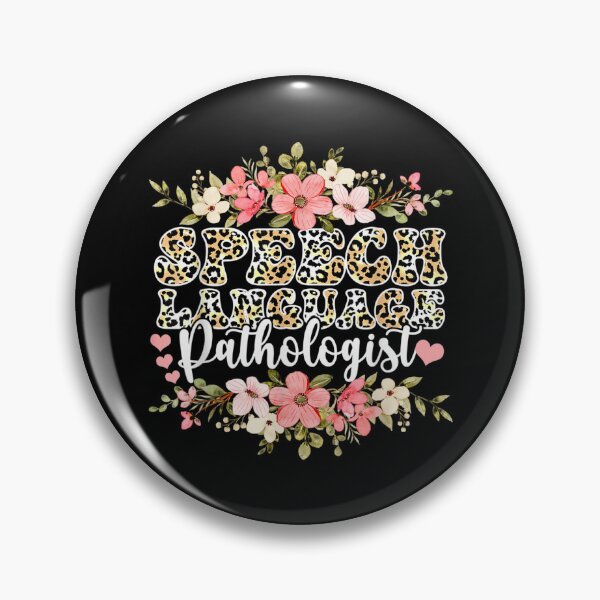 Item preview, Speech Language Pathologist Leopard Floral Speech Therapy designed and sold by Jackwidforss.