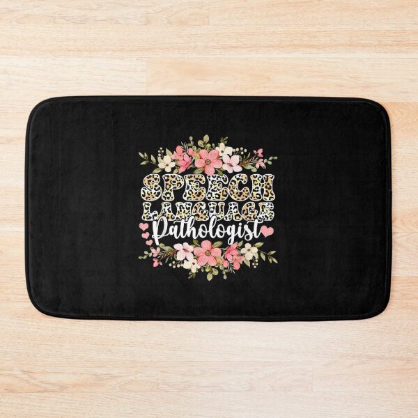 Item preview, Speech Language Pathologist Leopard Floral Speech Therapy designed and sold by Jackwidforss.