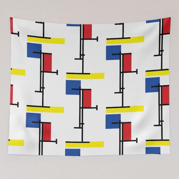 Item preview, Mondrian Minimalist De Stijl Modern Art III © fatfatin designed and sold by fatfatin.