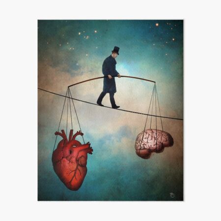 The Balance Art Board Print