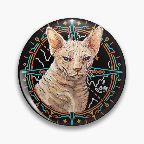 Item preview, World compass monoline Sphynx Cats - Sphynx Lover designed and sold by taogiauco.