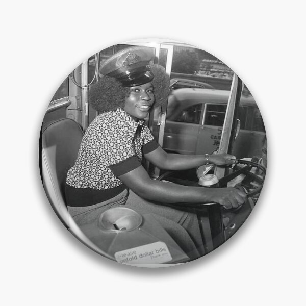 Item preview, First Black female busdriver in the us designed and sold by Robin-the-raven.