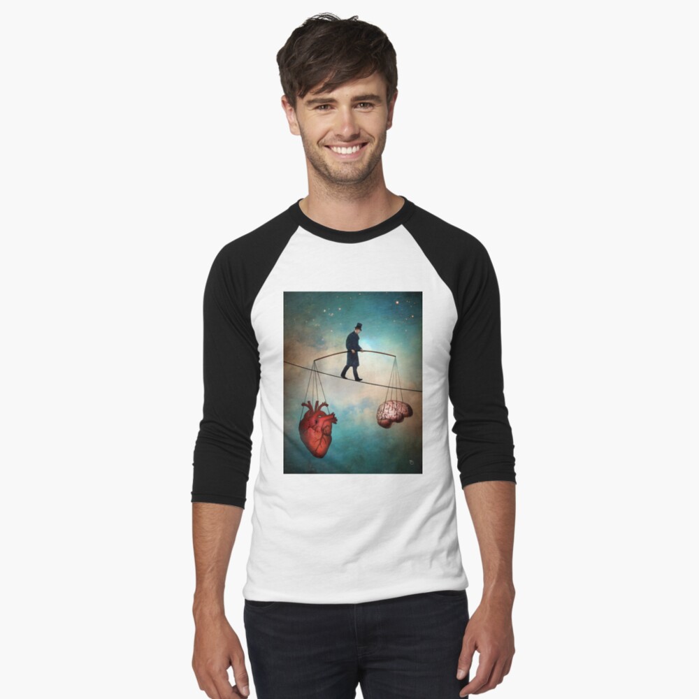 Item preview, Baseball ¾ Sleeve T-Shirt designed and sold by ChristianSchloe.