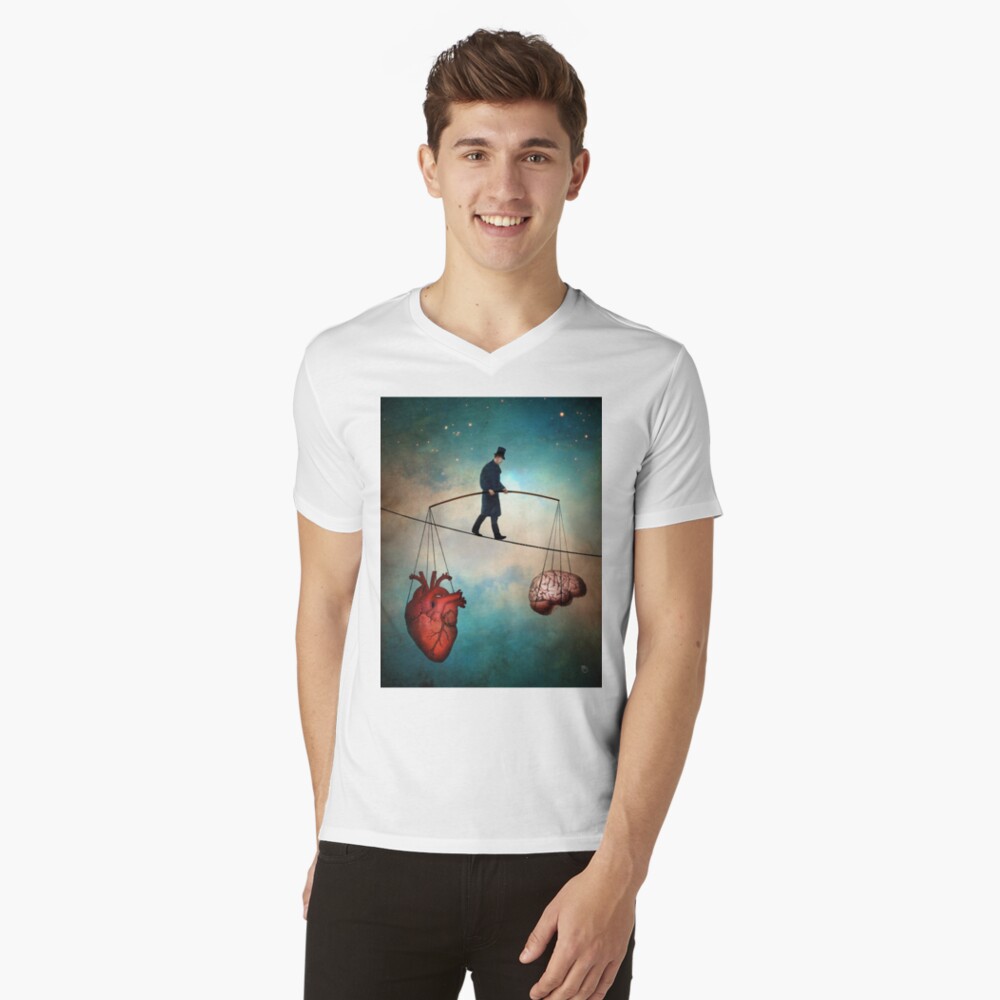 Item preview, V-Neck T-Shirt designed and sold by ChristianSchloe.