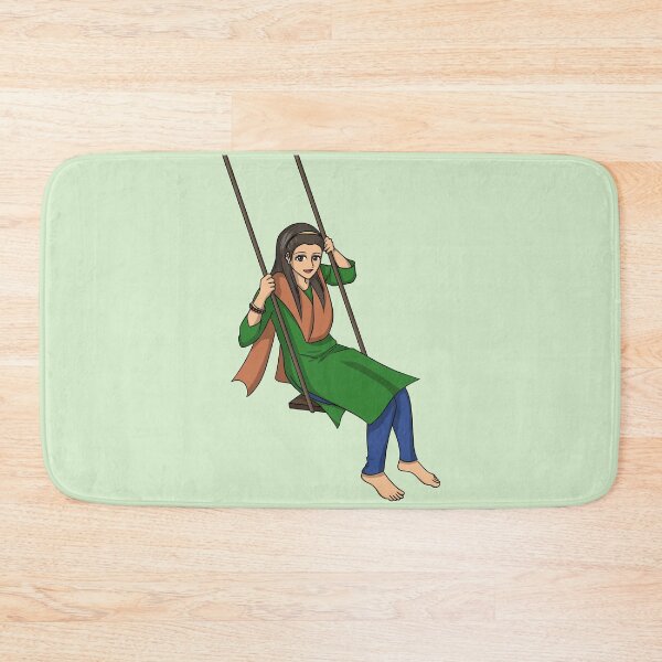 Item preview, Young Indian girl swinging in anime style designed and sold by HeatherPhn.