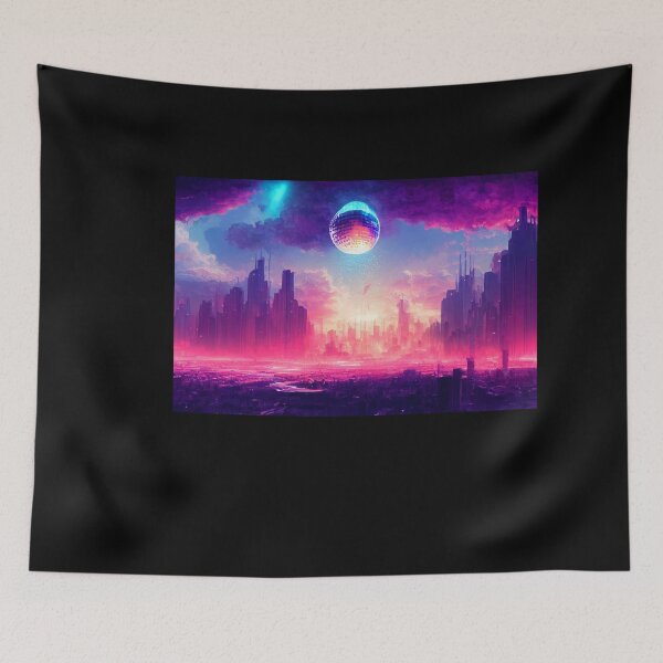 Item preview, Disco Skyline - best selling  designed and sold by Aditya Bhole.