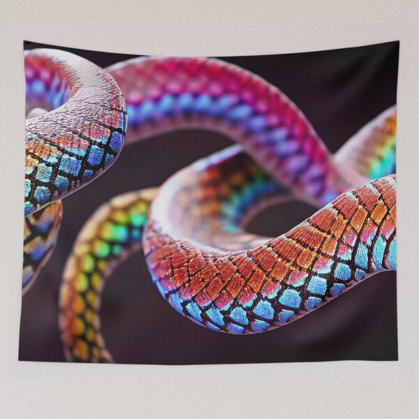 Item preview, rainbow boa, designed and sold by Aliveforfun.