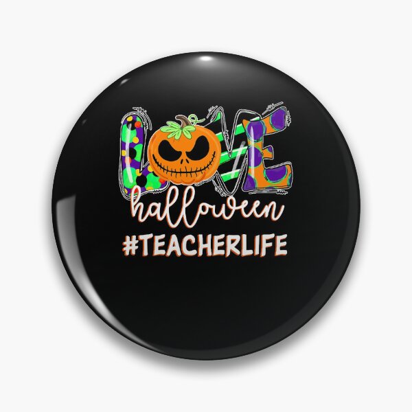 Item preview, Love Halloween Teacherlife pumpkin school ghosts spooky teacher vintage designed and sold by elizabethdawnn.