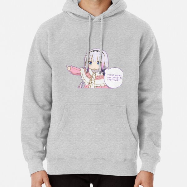 Trash Waifu Pullover Hoodie