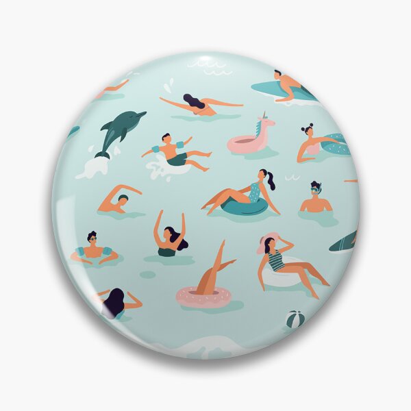 Item preview, Sea swimming. Active people diving designed and sold by JasmineeBrown.