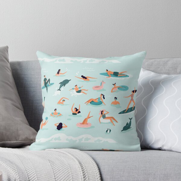 Item preview, Sea swimming. Active people diving designed and sold by JasmineeBrown.