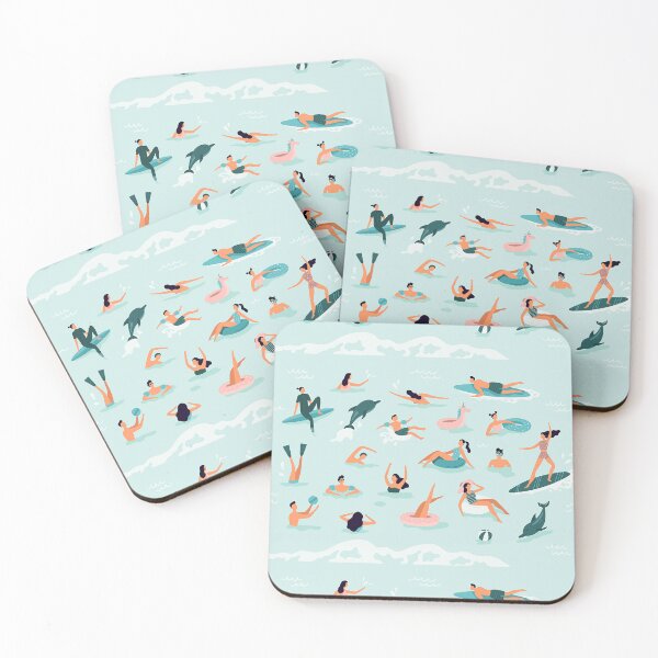 Item preview, Sea swimming. Active people diving designed and sold by JasmineeBrown.